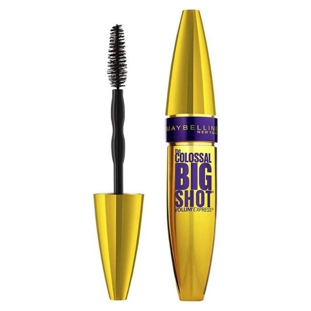 Máscara de pestañas negra Gemey Maybelline Colos.bigshot barato