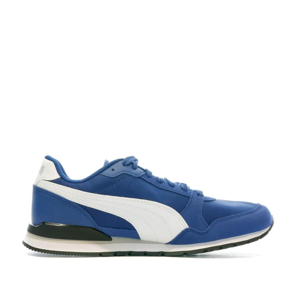 Baskets Bleu Homme Puma St Runner vue 2