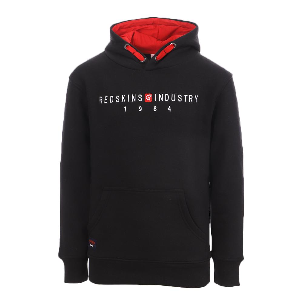Sweat à Capuche Noir Garçon Redskins SW77422 pas cher