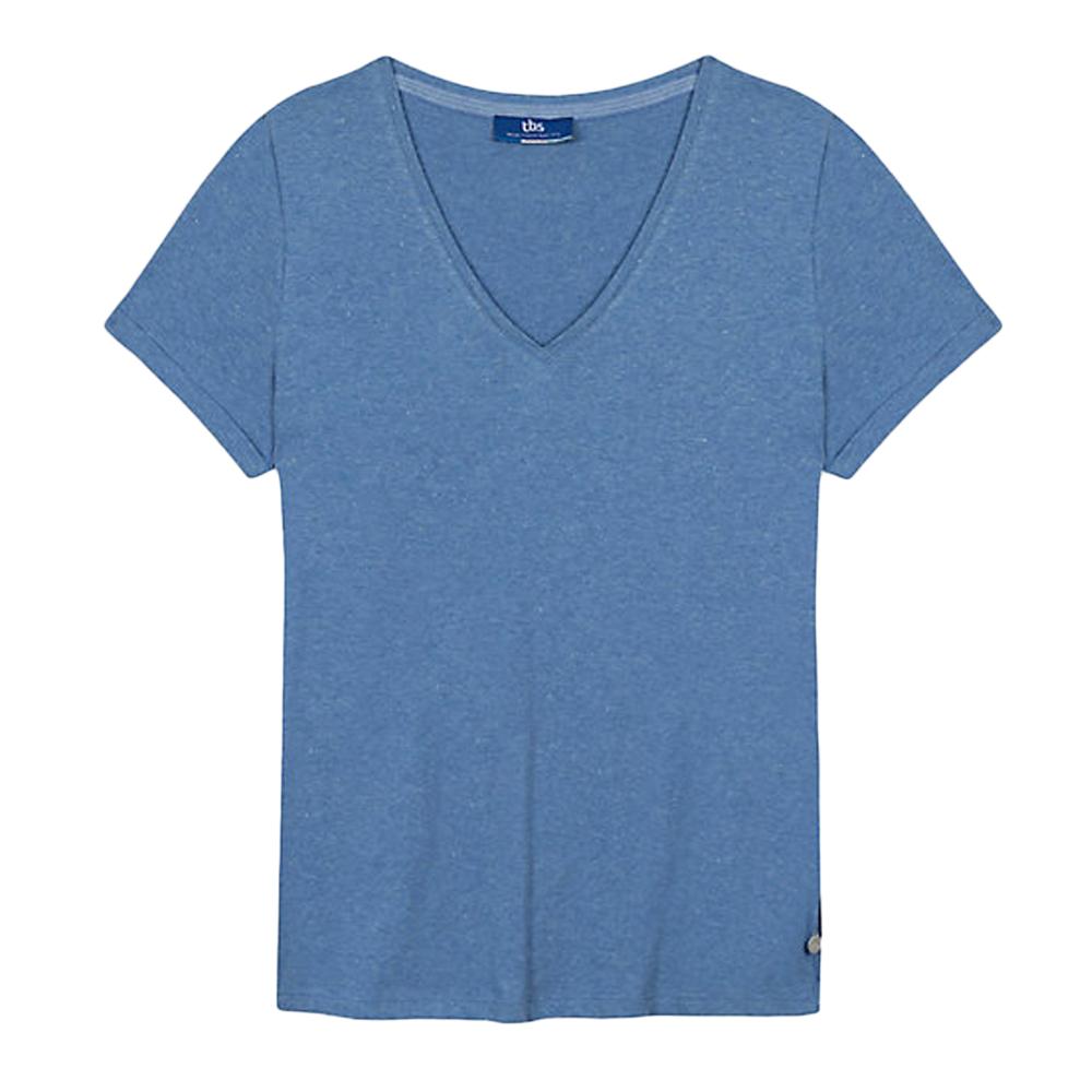 T-shirt Bleu Femme TBS ADINATEE pas cher
