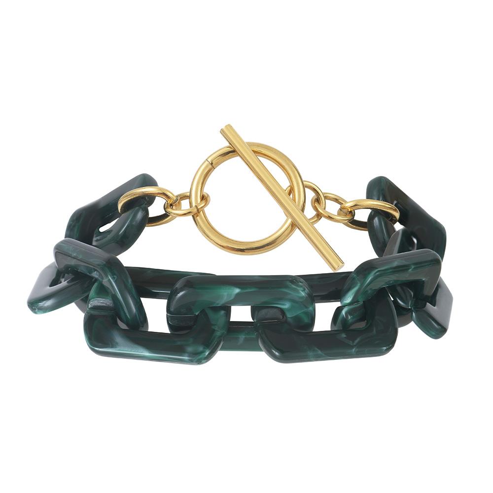 Women's green bracelet Clio Blue Olga affordable