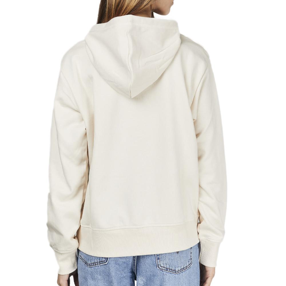 Sweat Écru Femme New Balance Essentials Stacked vue 2