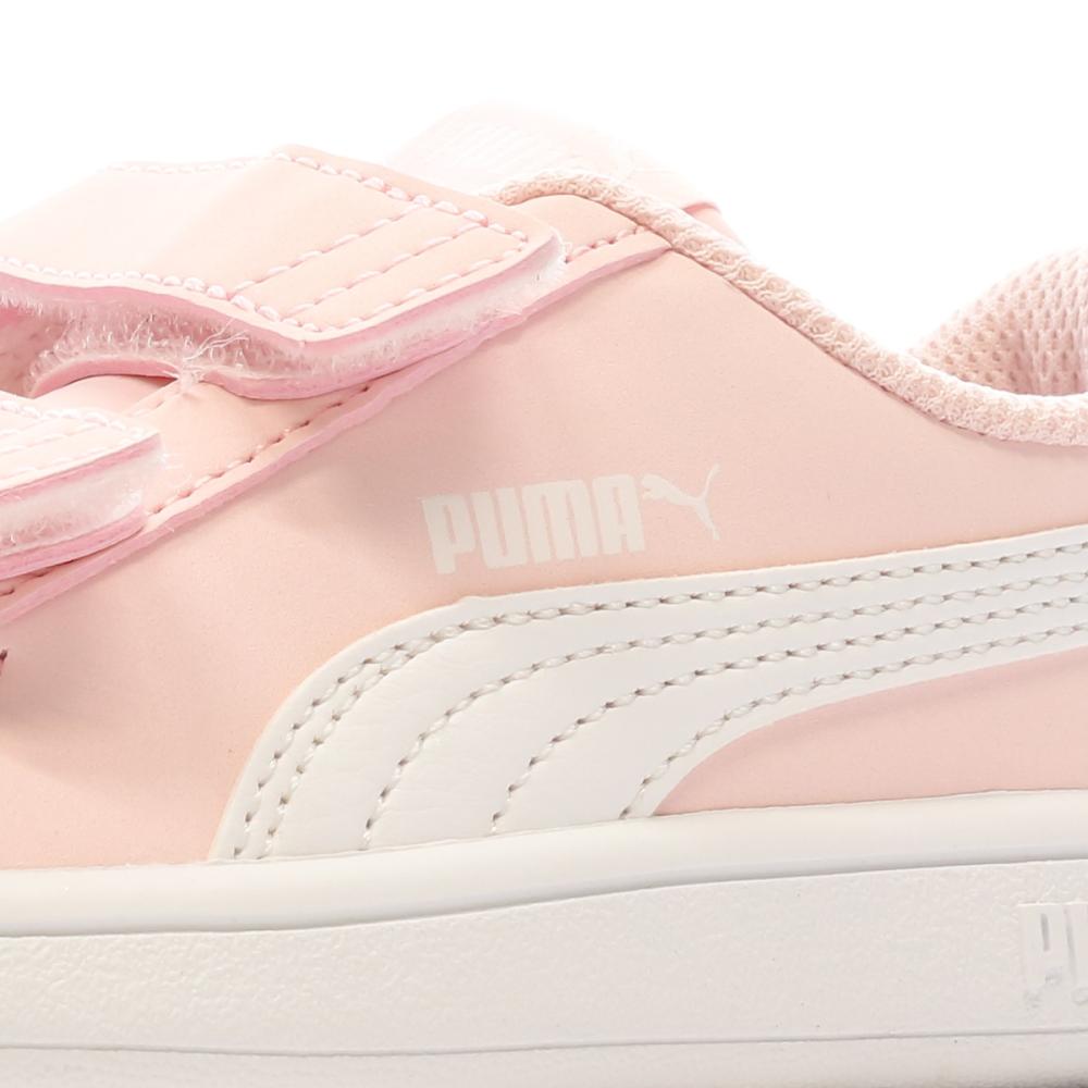 Baskets Rose Bébé Fille Puma Smash v2 Buck V Inf vue 7