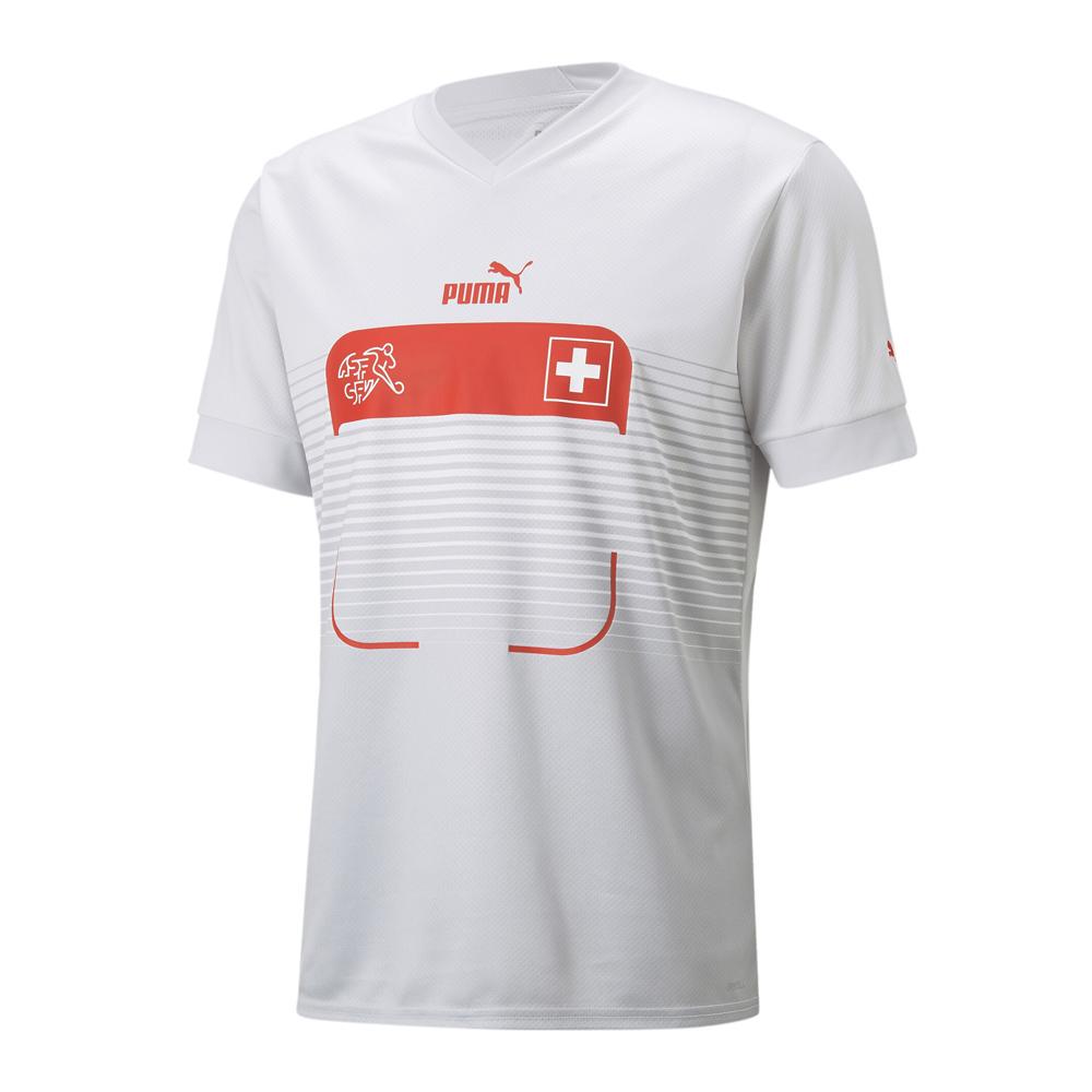 Maillots de sport Blanc/Rouge Homme Puma Sfv Away pas cher