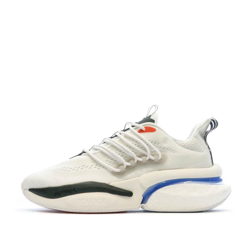 Baskets Blanches Homme Adidas Alphaboost V1 pas cher