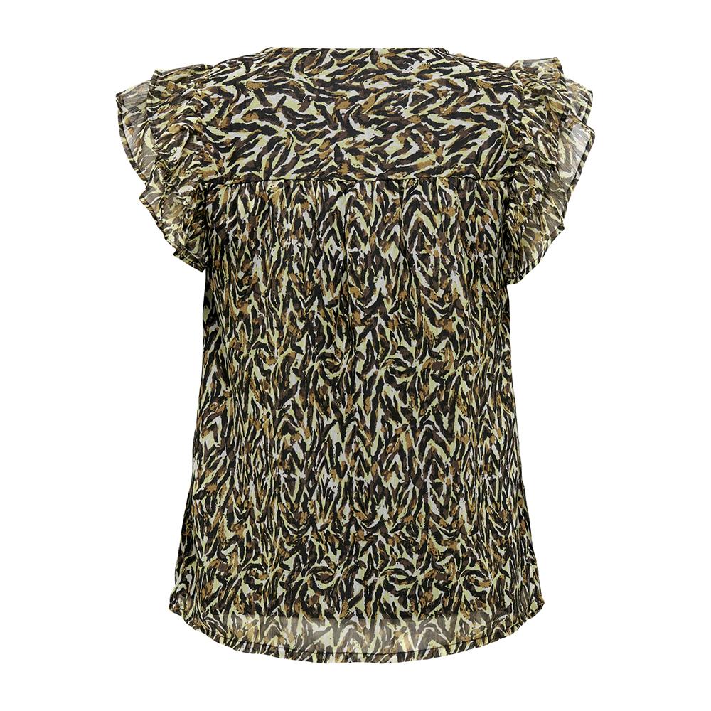 Blouse Marron/Noire Femme Only Leliza vue 2