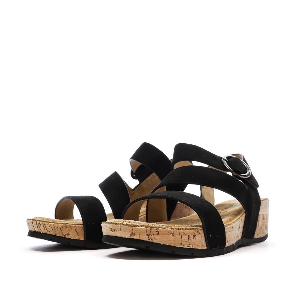 Sandales Noires Femme Chattawak Lilou vue 6