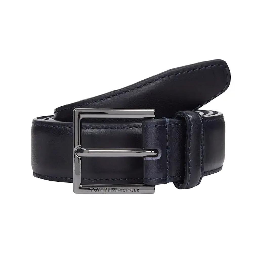 Ceinture Noire Homme Tommy Hilfiger Hudson pas cher