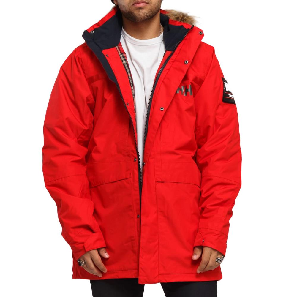 Parka Rouge Homme Helly Hansen Coastal pas cher