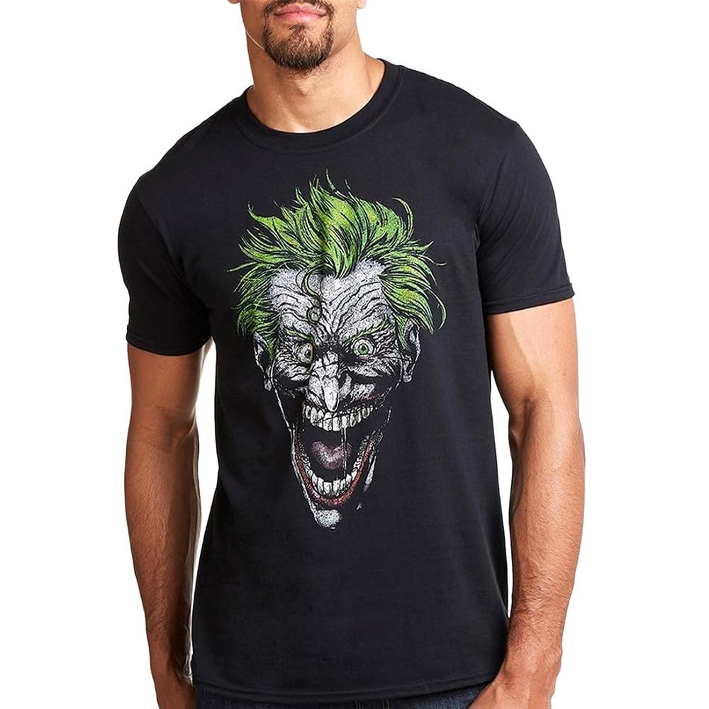 T-Shirt Noir Homme Dc Comics Joker 1 pas cher