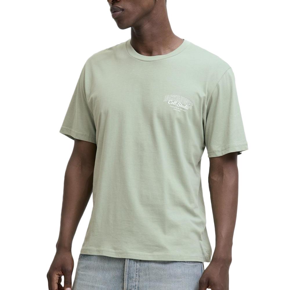 T-Shirt Vert Clair Homme Jack & Jone Koto pas cher