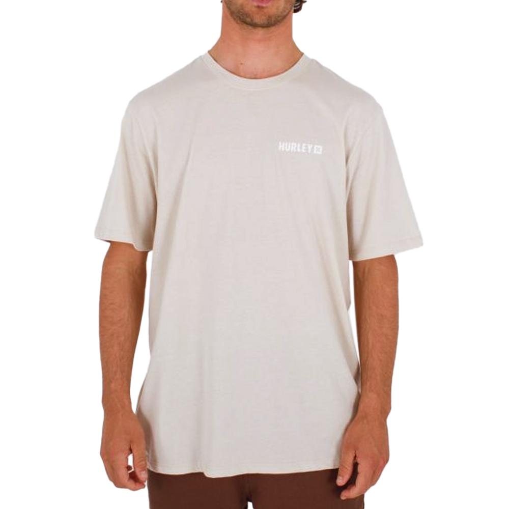 T-shirt Beige Homme Hurley Corners pas cher