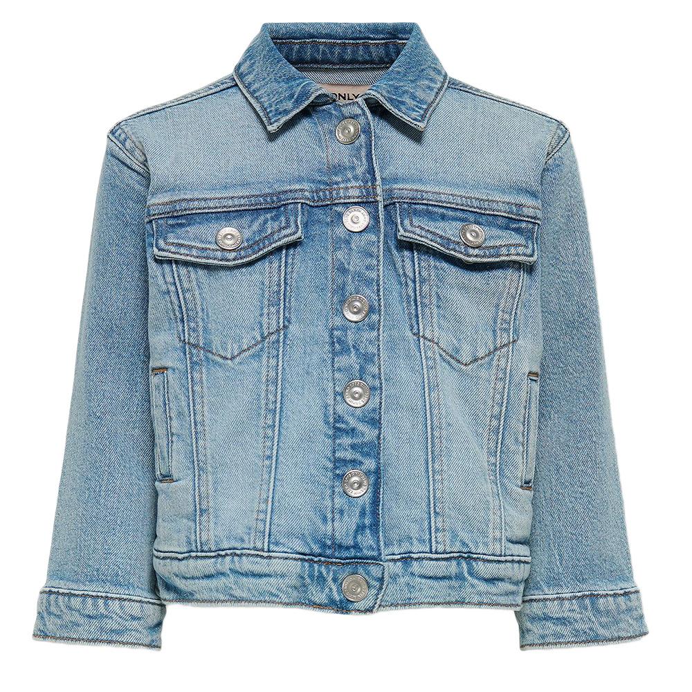Veste en Jean Bleu Fille Only Milla pas cher