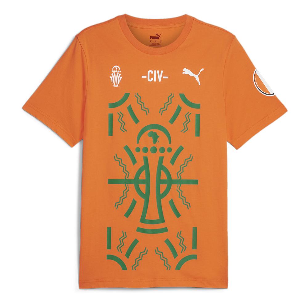 T-Shirt Orange Homme Puma Afcon pas cher