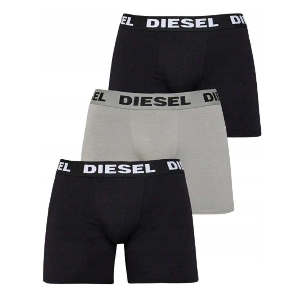 Boxers Noir/Gris Homme Diesel Sebastian pas cher
