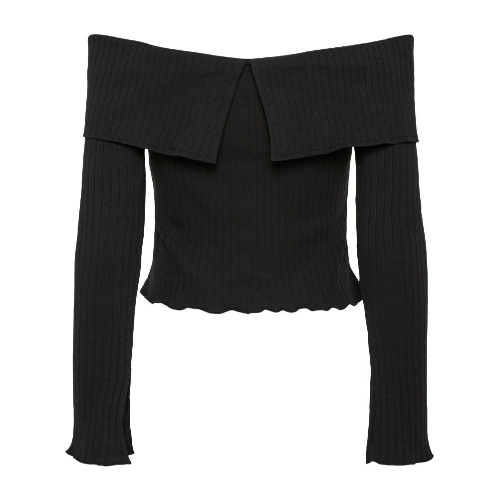Women's Black T-Shirt Pieces Jazmine Photo of the Espace des Marques %store% store - view of %key%