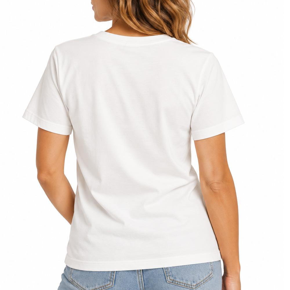 T-Shirt Blanc Femme Freeman Porter Chuck vue 2