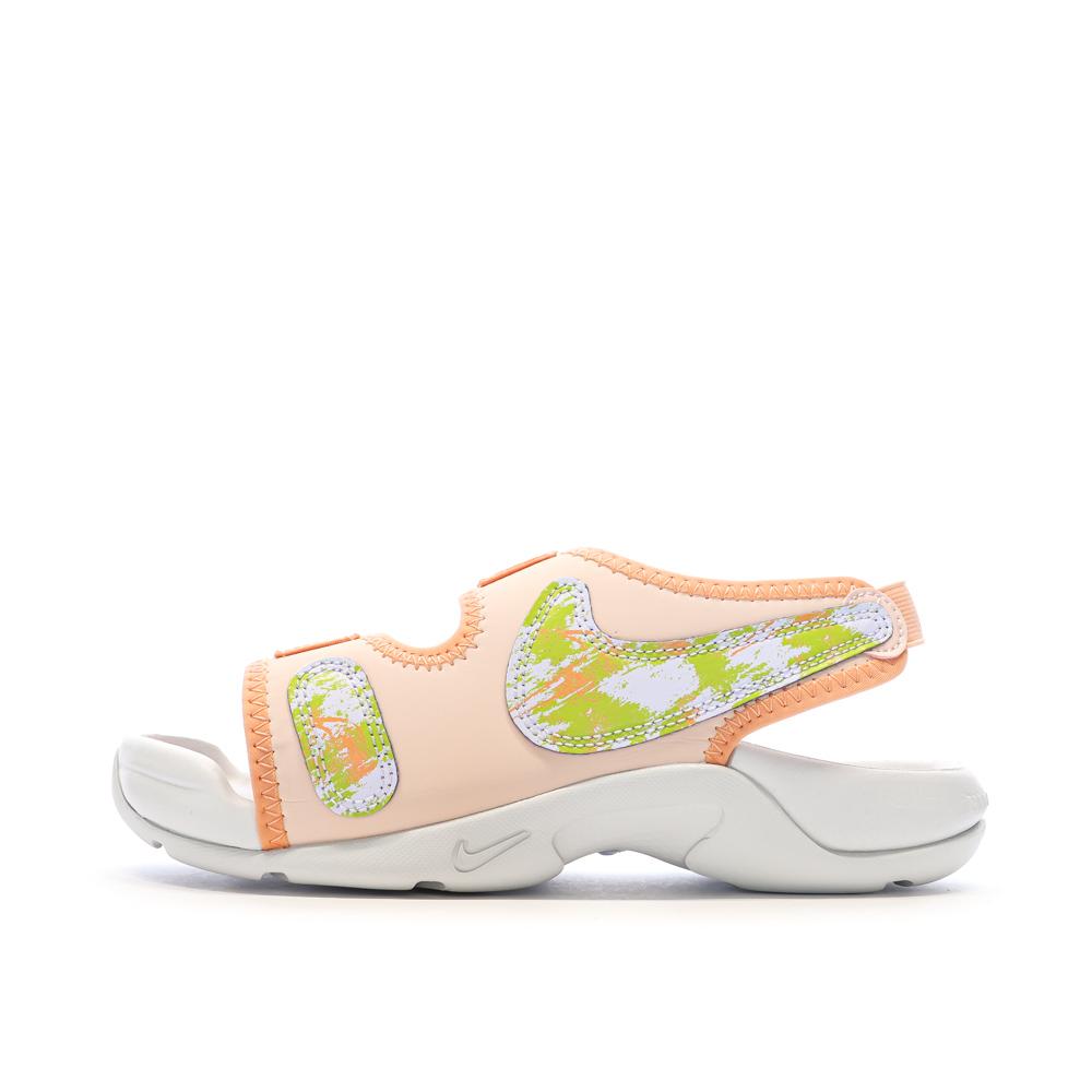 Sandales Orange/Grise Garçon Nike Sunray pas cher