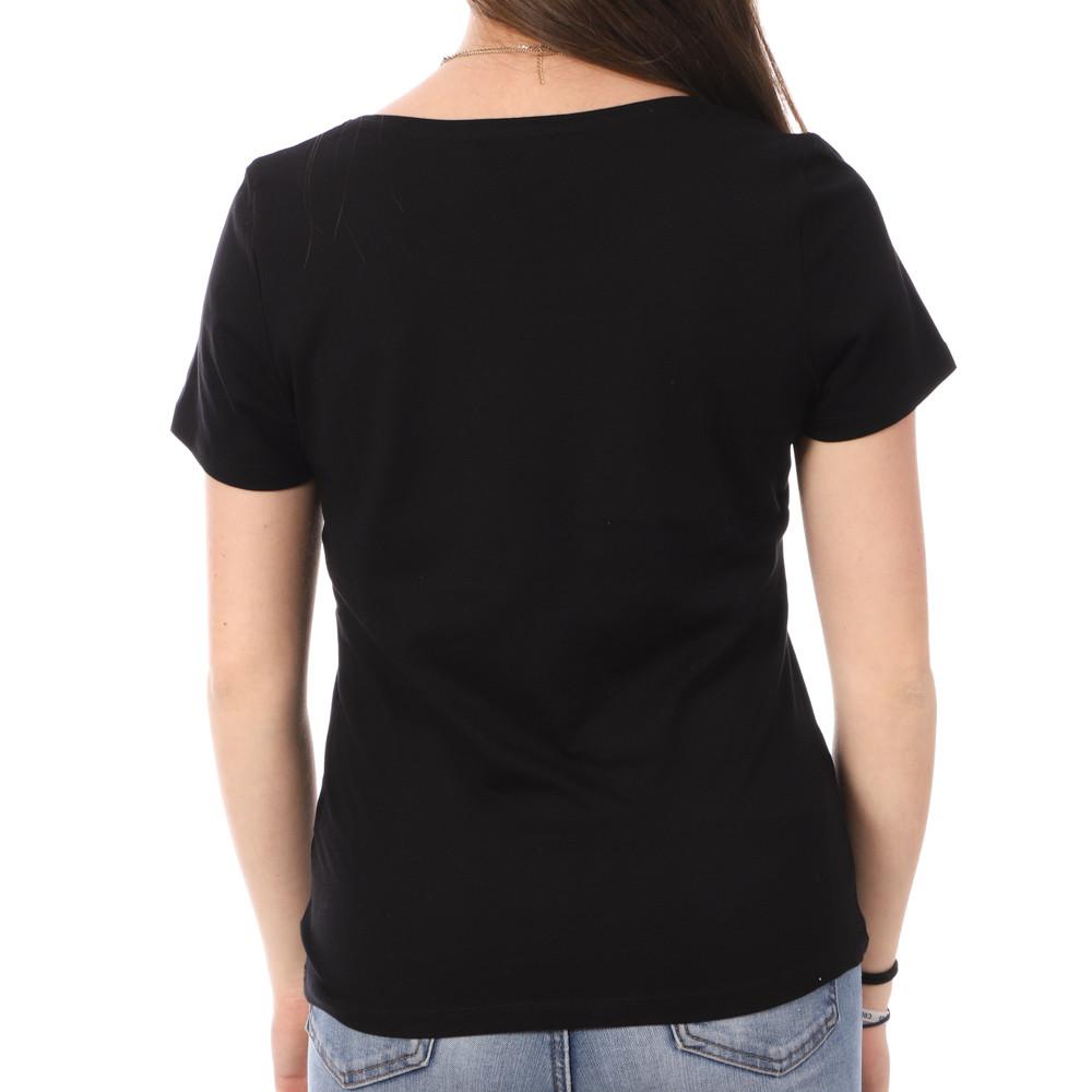 T-shirt Noir Femme Morgan Serigraphie DALILA vue 2