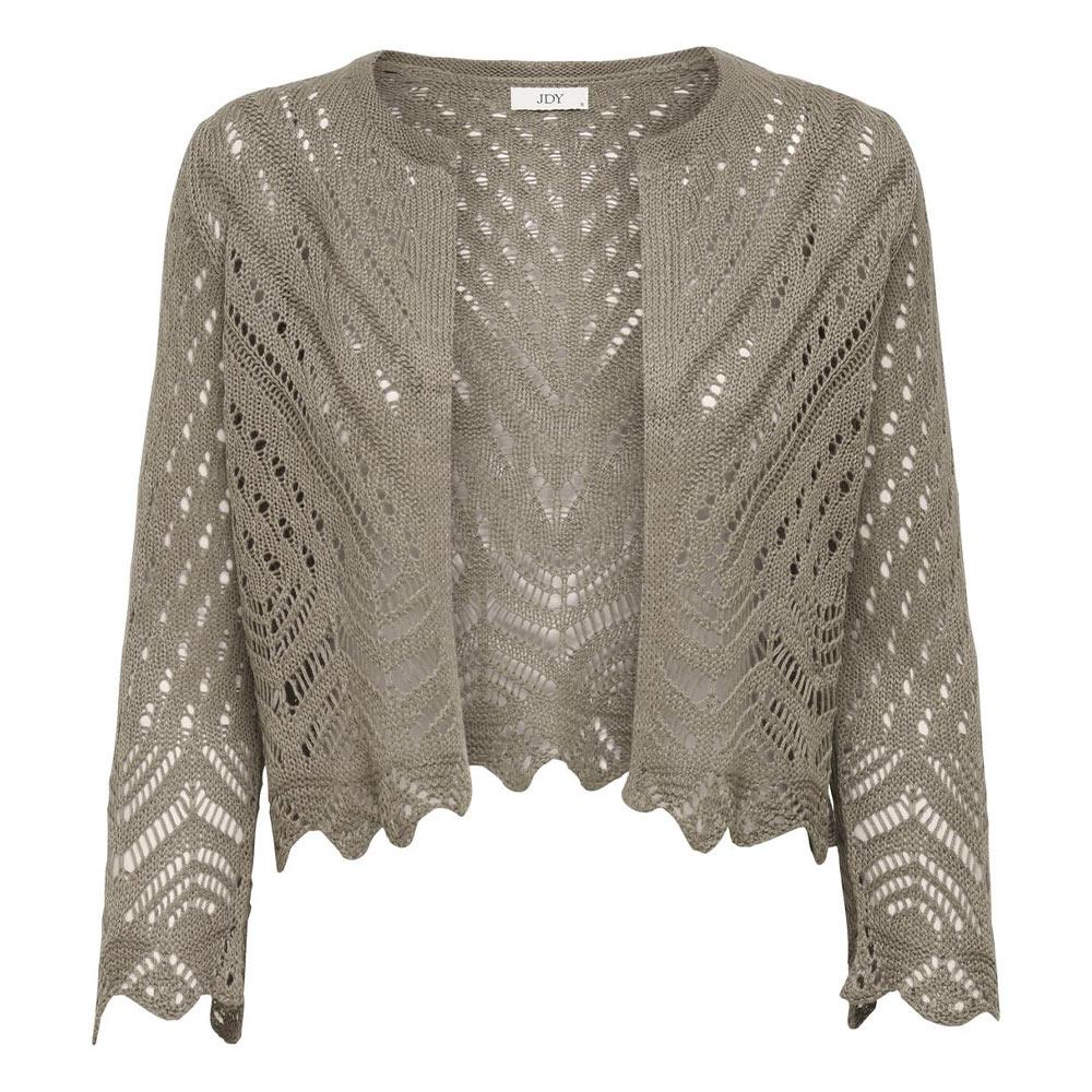 Cardigan Marron Femme JDY Sun 3/4 Cropped vue 2