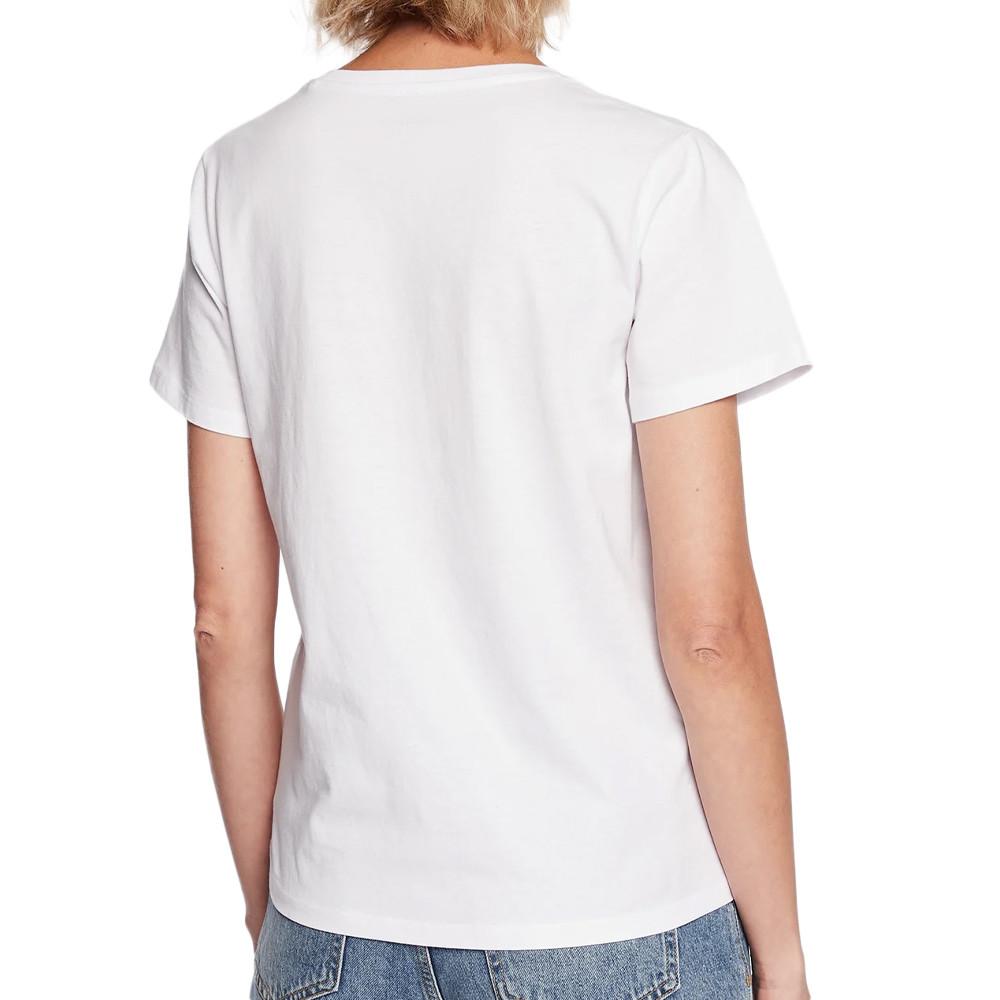 T-shirt Blanc Femme Pepe jeans Wendy V vue 2