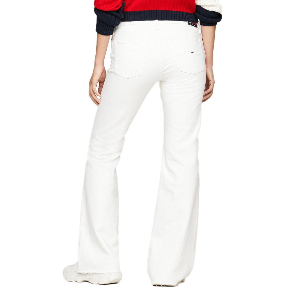 Jean Regular Blanc Femme Tommy Hilfiger Sophie vue 2