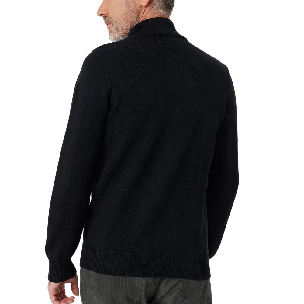 Pull Noir Homme TBS AXELEC vue 2