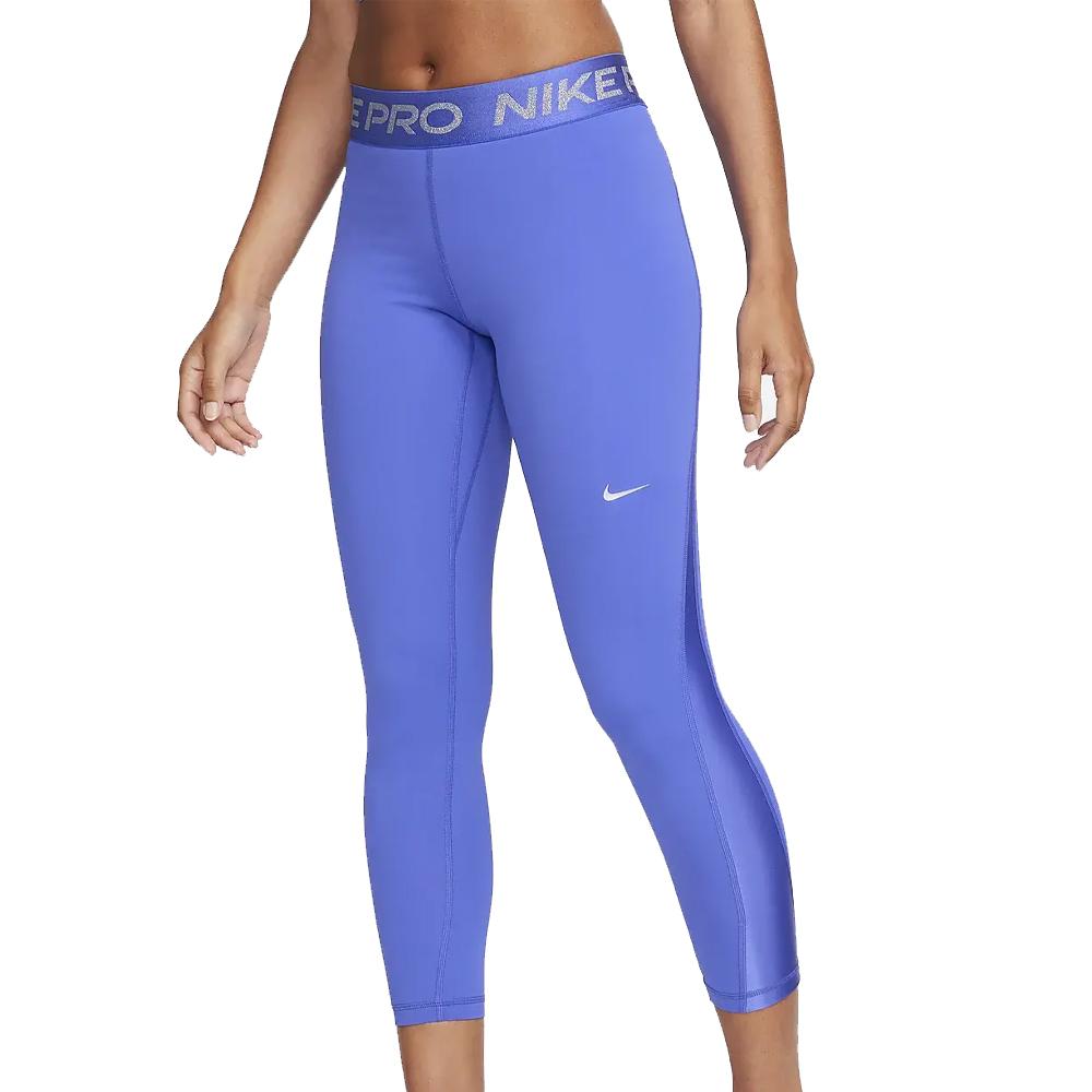 Legging Bleu Femme Nike Tght Shine pas cher