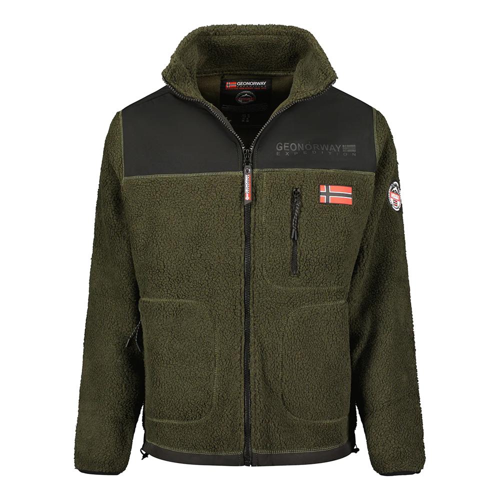Polaire Kaki Homme Geographical Norway Tuvalu pas cher