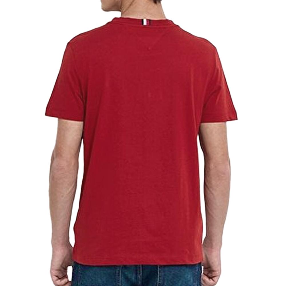 T-shirt Rouge Homme Tommy Hilfiger Printed vue 2