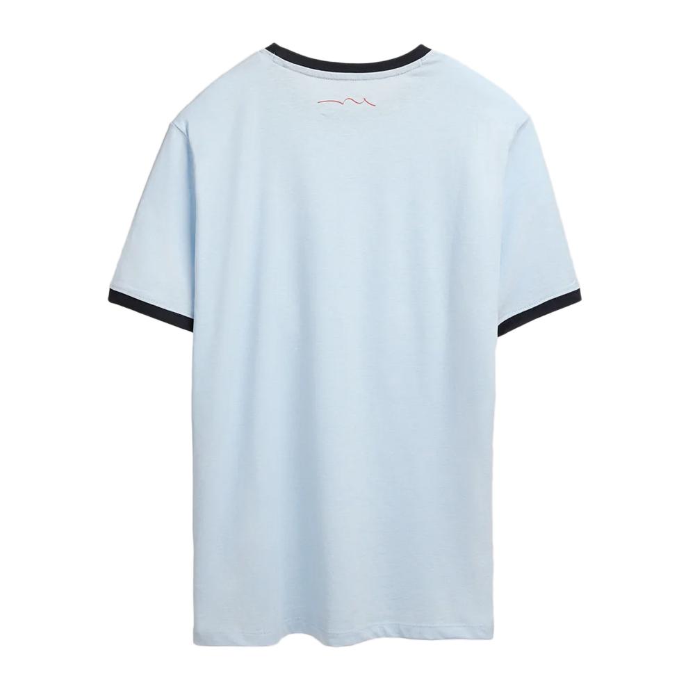 T-shirt Bleu Homme Teddy Smith 2R 11016811D vue 2