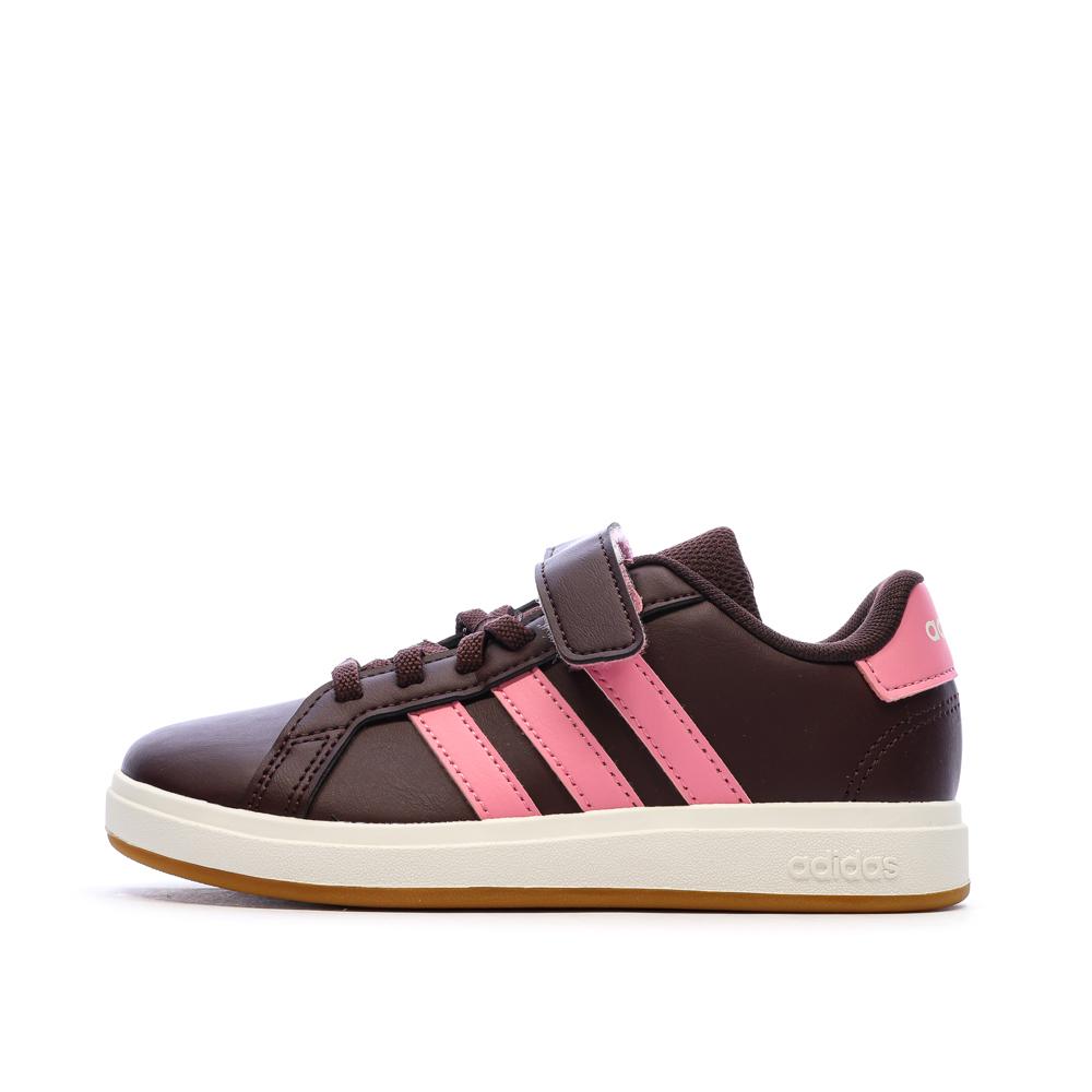 Baskets Prunes/Roses Fille Adidas Grand Court 2.0 pas cher