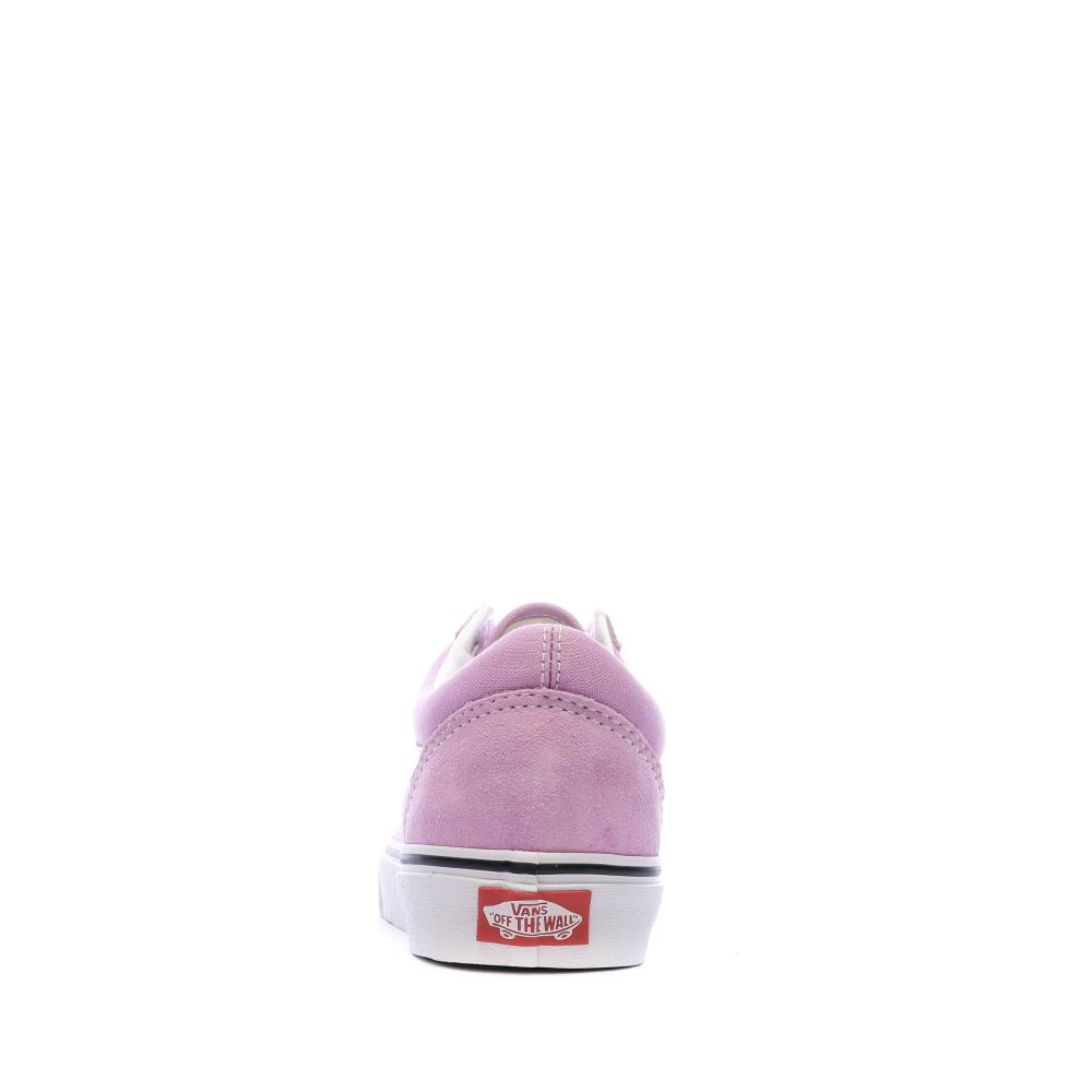 Baskets Mauve Femme Vans Old Skool vue 3