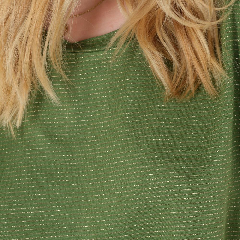 T-shirt Vert Femme Deeluxe Lina vue 2