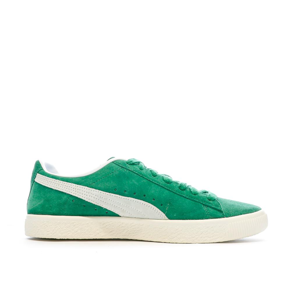 Baskets Vertes Homme Puma Clyde Og vue 2
