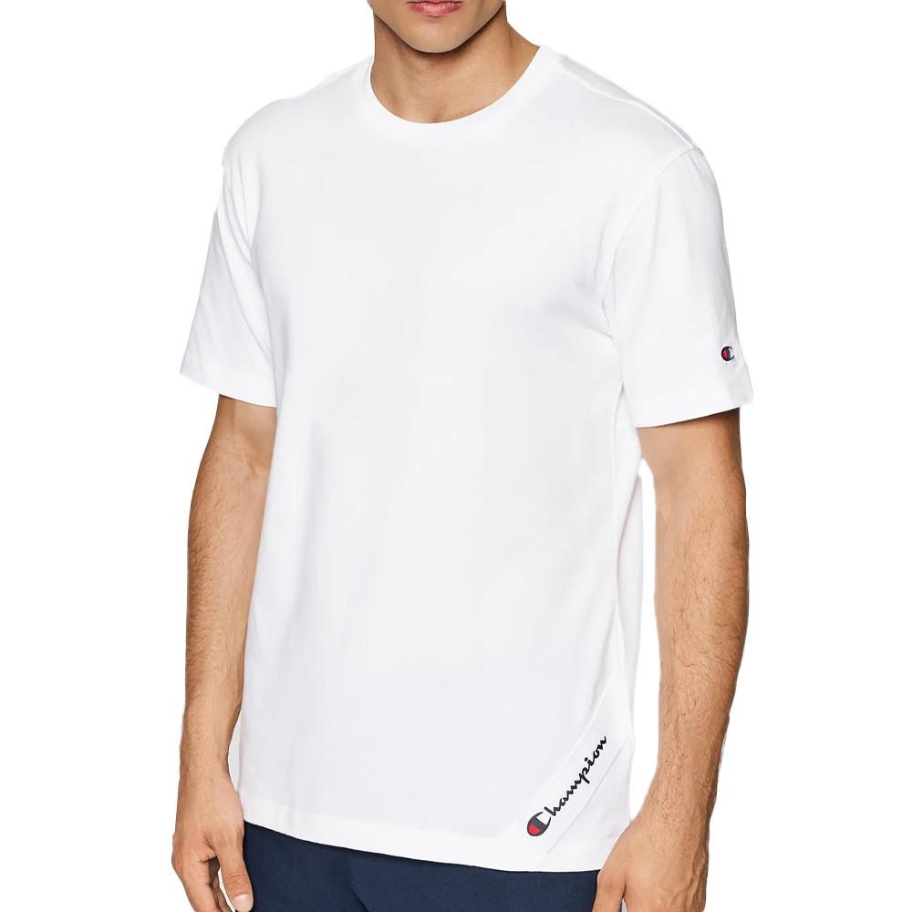 T-shirt Blanc Homme Champion 216553 pas cher