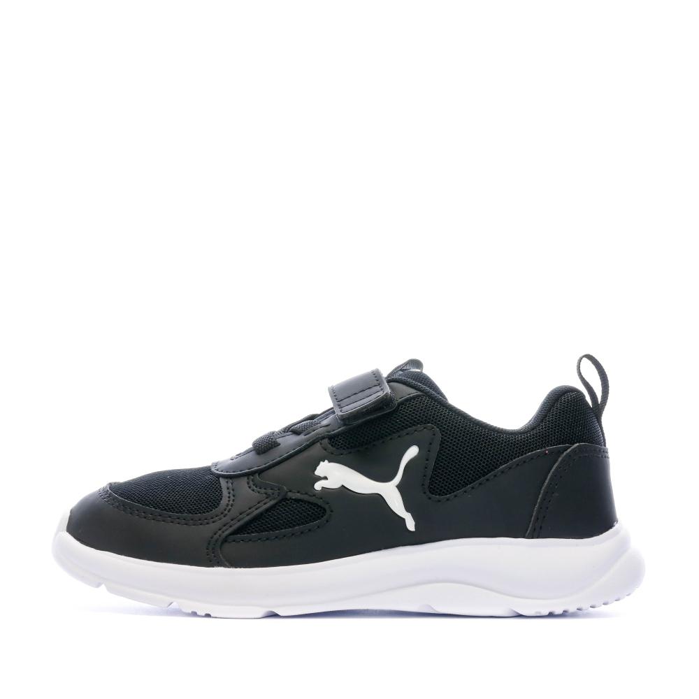 Baskets Noir Garçon Puma Fun Racer pas cher