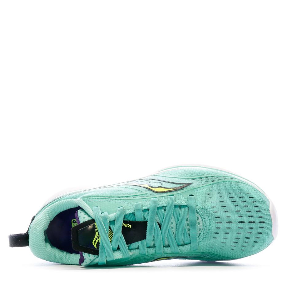 Chaussures de running Vert Menthe Femme Saucony Kinvara 13 vue 4