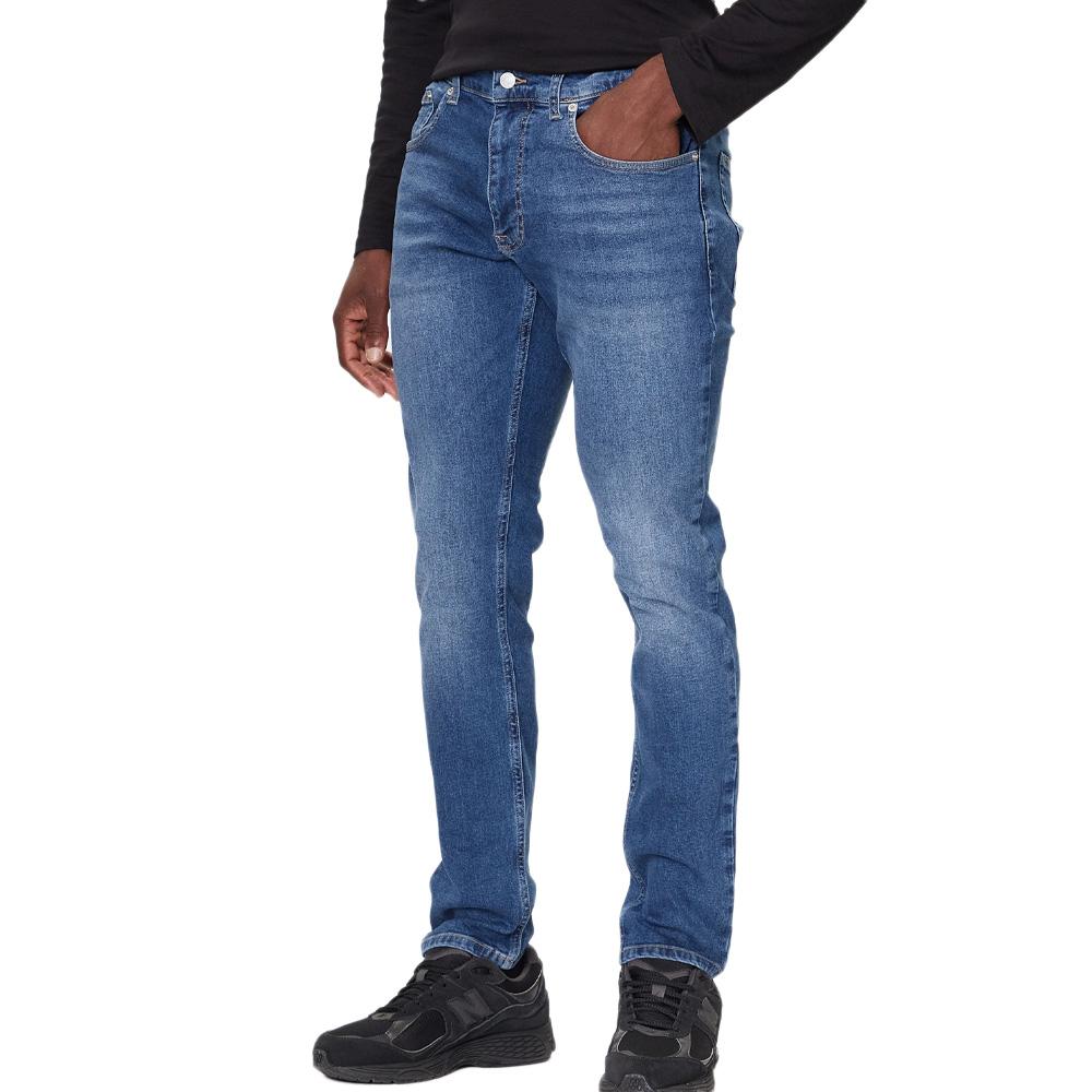 Jean Slim Bleu Homme Tommy Hilfiger Scantons pas cher