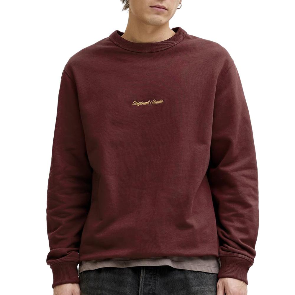 Sweat Bordeaux Homme Jack & Jones Jornorrebro pas cher