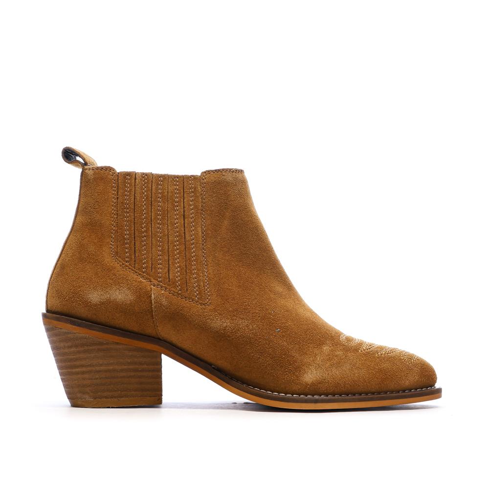 Bottines Marron Femme Kaporal Jaden vue 2