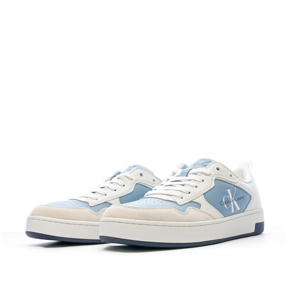 Baskets Bleu/Grise Homme Calvin Klein Jeans Cupsole Low vue 6