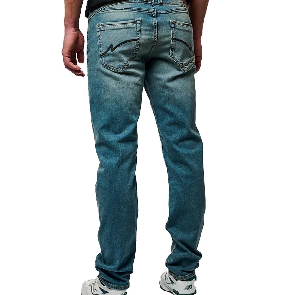 Jean Droit Bleu Foncé Homme Kaporal Driss vue 2