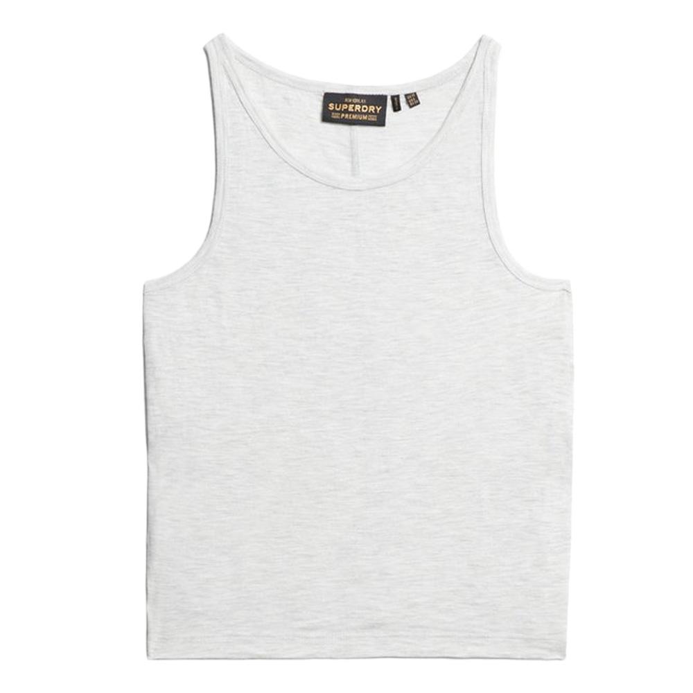 Débardeur Blanc Chiné Femme Superdry Superdry Ruched vue 3