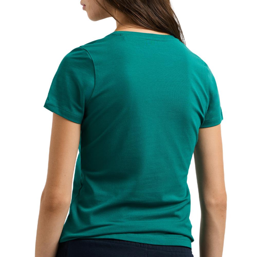 T-Shirt Vert Femme Pepe jeans Virginia vue 2