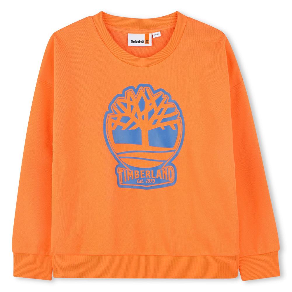 Orange/Blaues Sweatshirt für Jungen von Timberland T60444 günstig