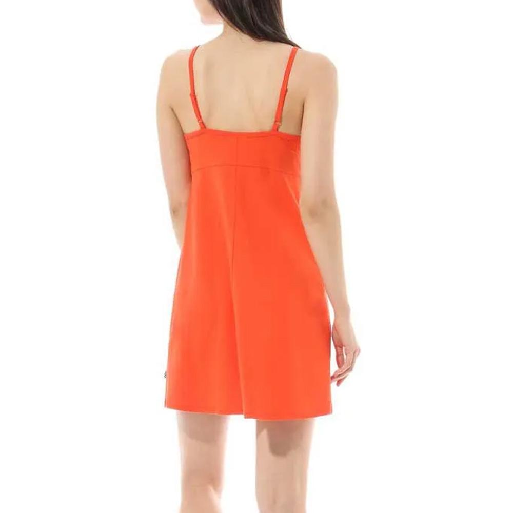 Robe Orange Femme Vans Mead vue 2