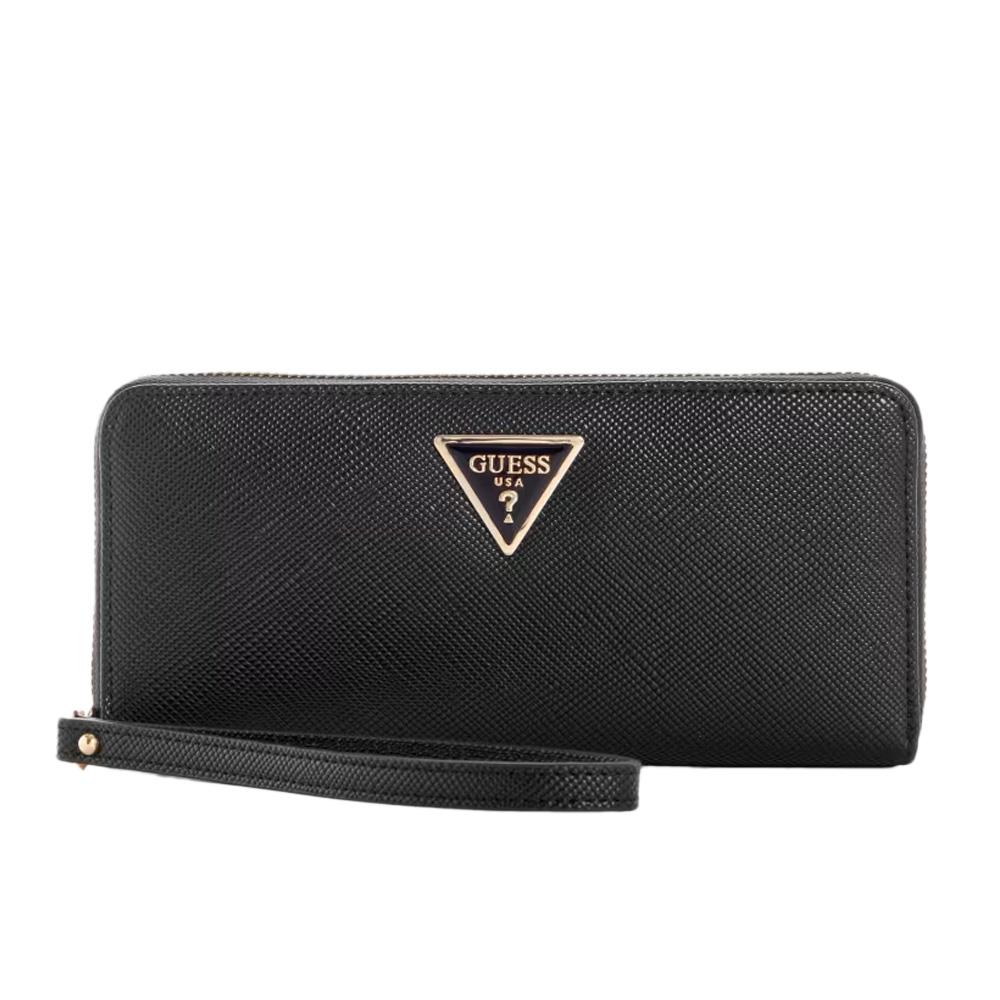Portefeuille Noir Femme Guess Laurel Slg pas cher