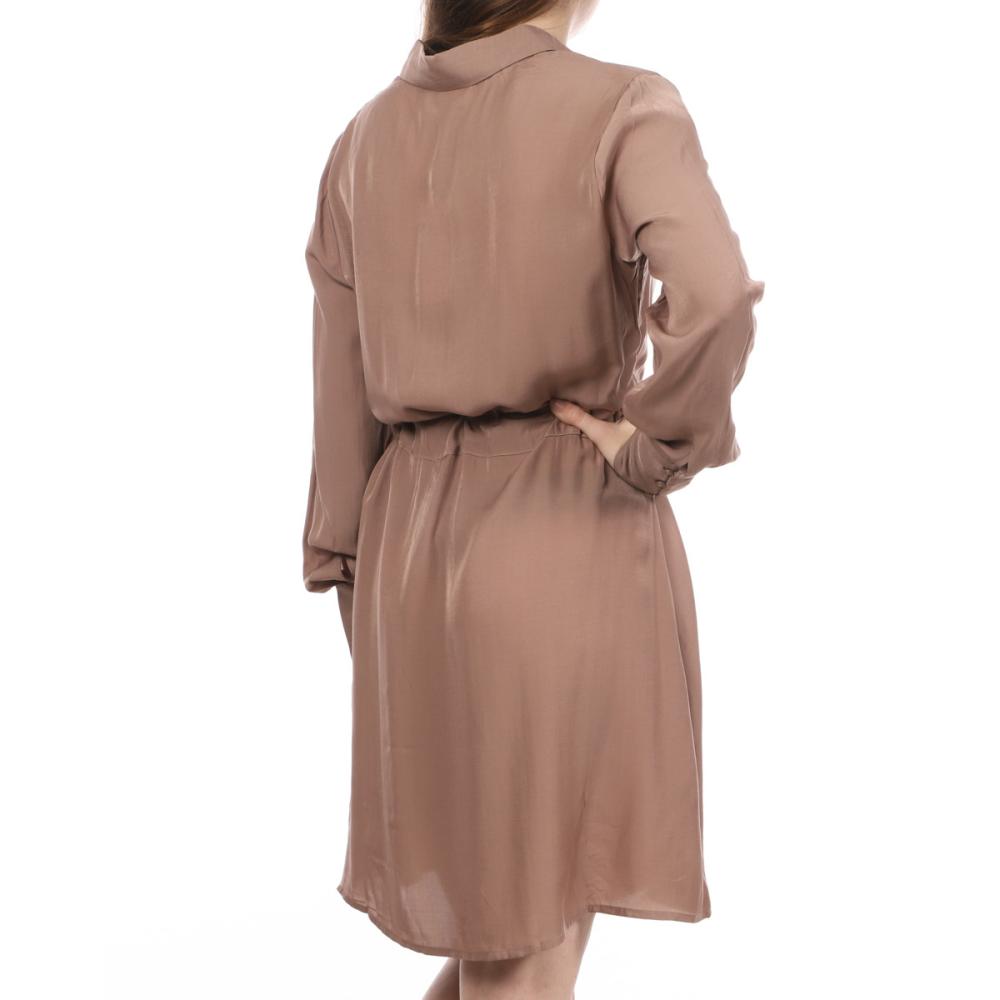 Robe Marron Femme Vila Lane vue 2