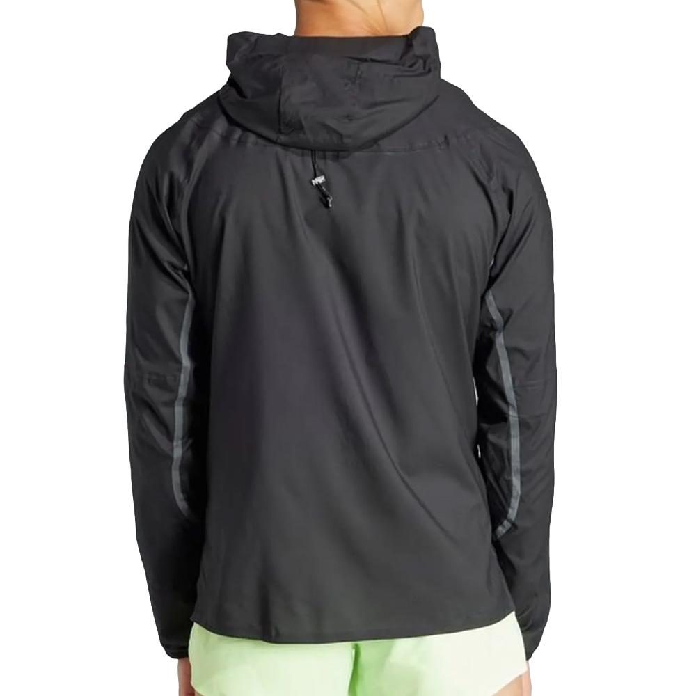 Chaqueta Adidas Adizero Negra, Hombre ver 2